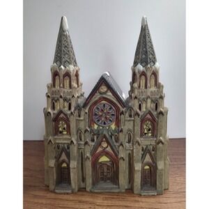 Heartland Valley Village Porcelain Lighted Church Christmas Limited Edition 1997